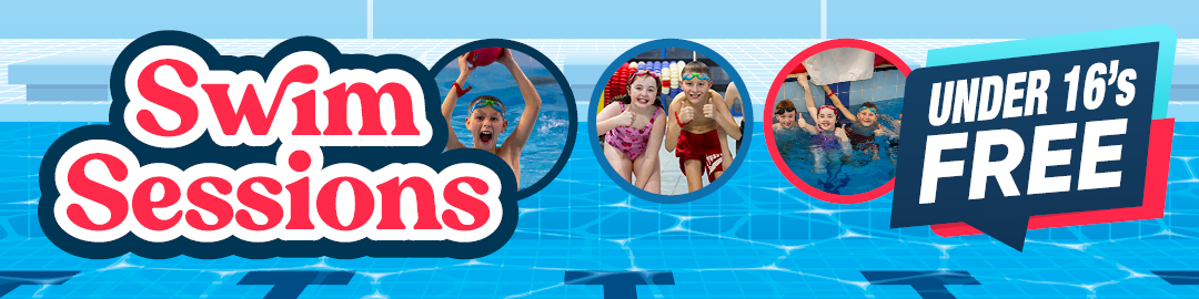 free under 16 swim sessions