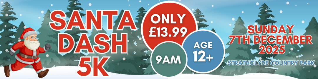 SANTA DASH 5k app banner