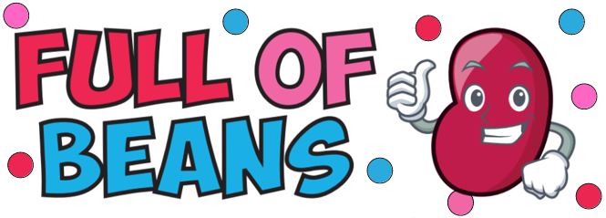 full of beans logo showing jelly bean