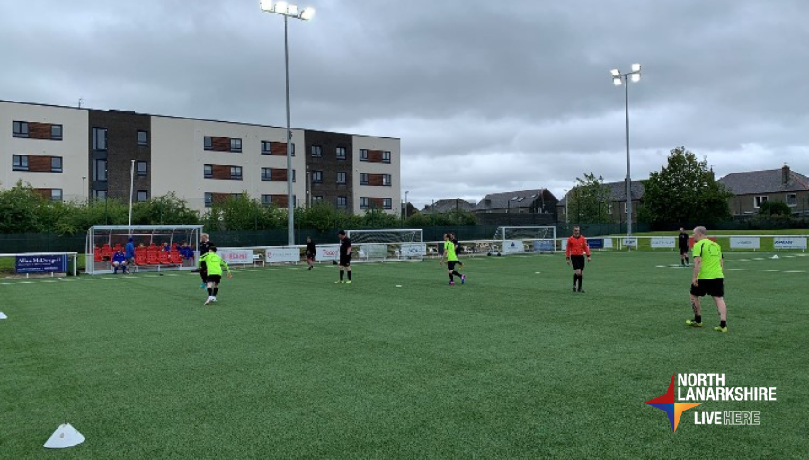 kickstart team playing football